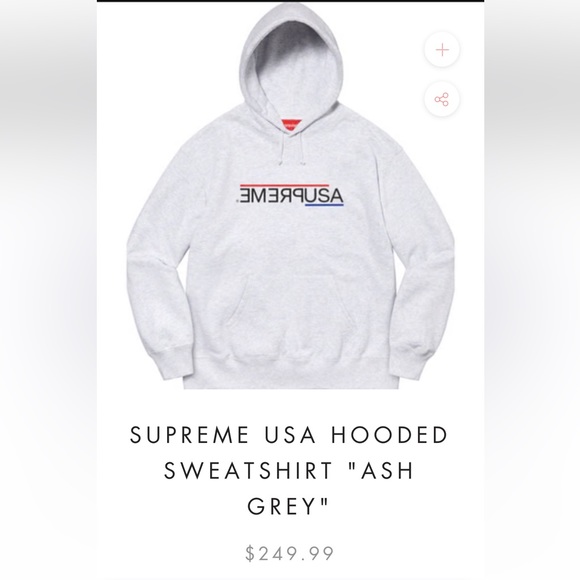SUPREME hoodie NWT